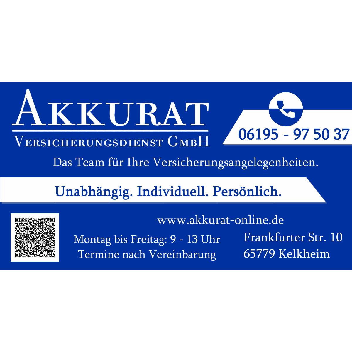 Akkurat Versicherungsdienst GmbH in Kelkheim im Taunus - Logo