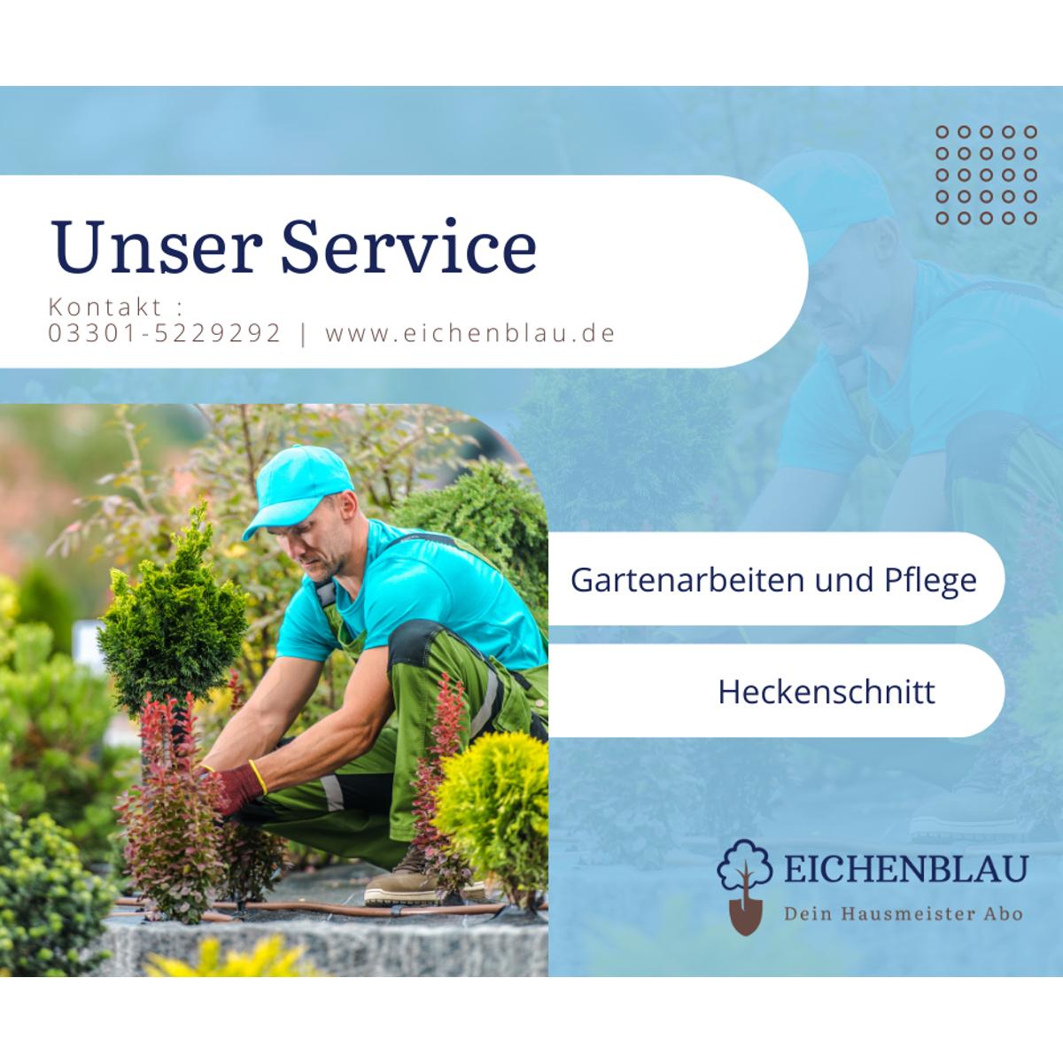 Eichenblau - Dein Hausmeister Abo in Oranienburg - Logo