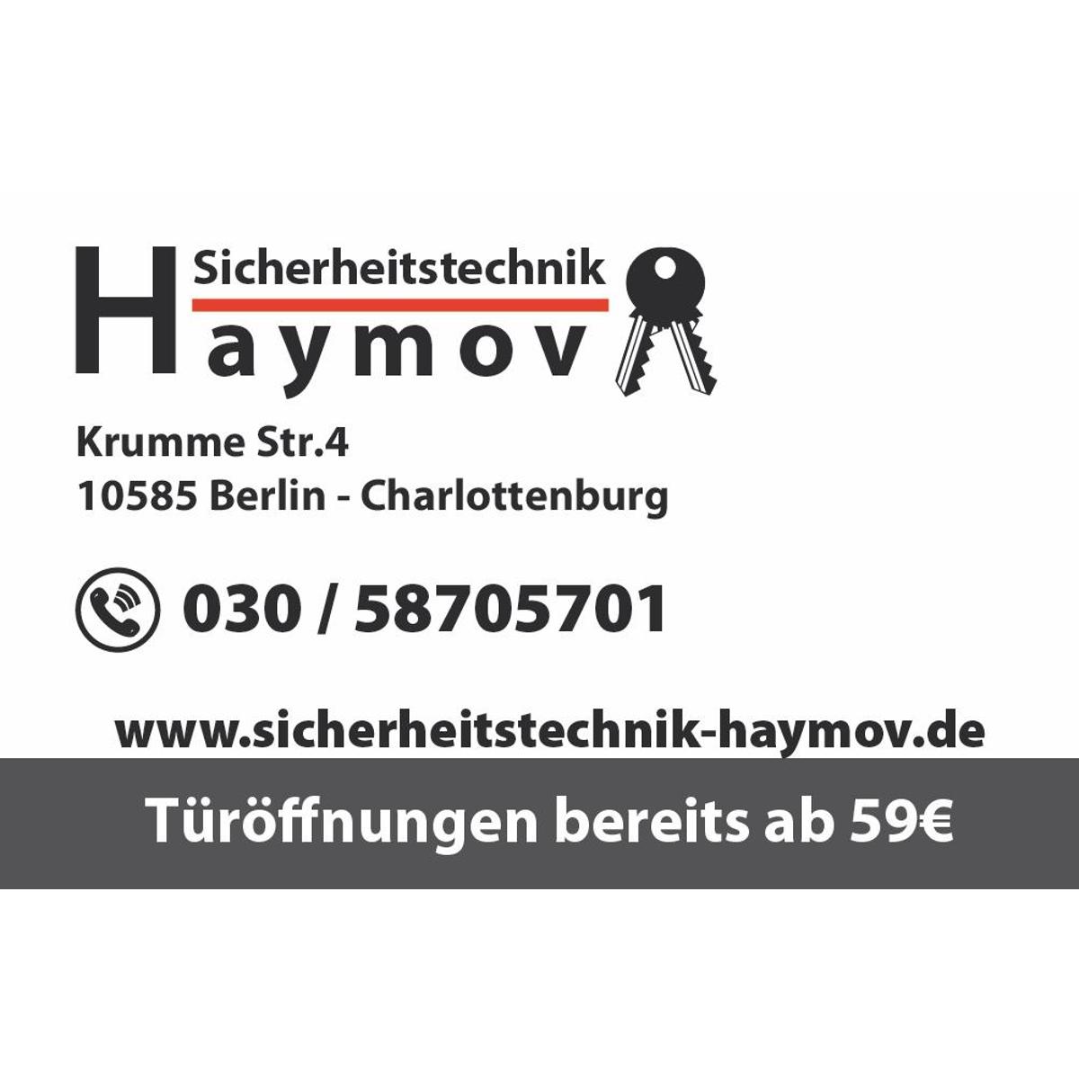 Schlüsseldienst Haymov Tag & Nacht Türöffnung in Berlin - Logo