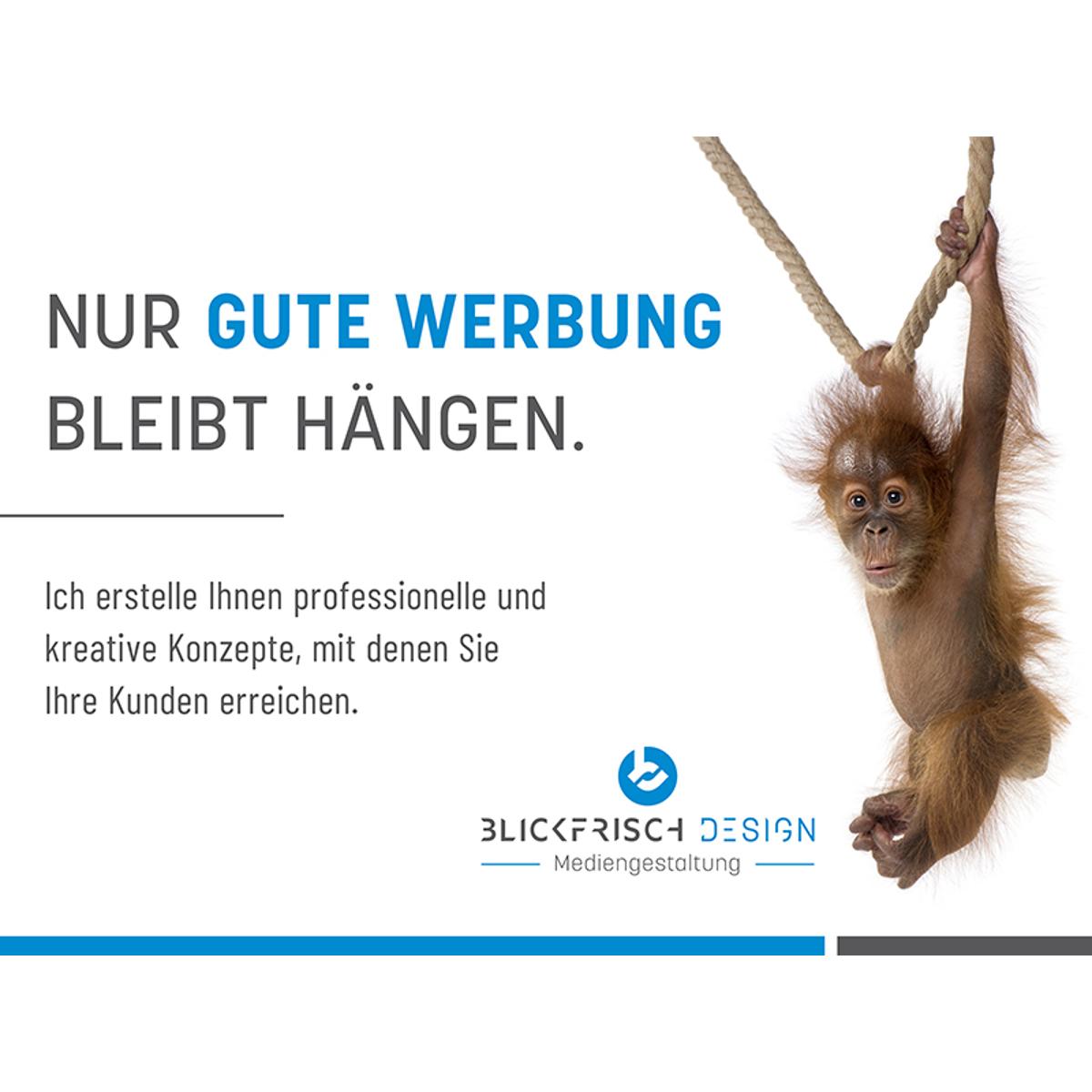 BLICKFRISCH DESIGN - Mediengestaltung in Heuchelheim Kreis Giessen - Logo