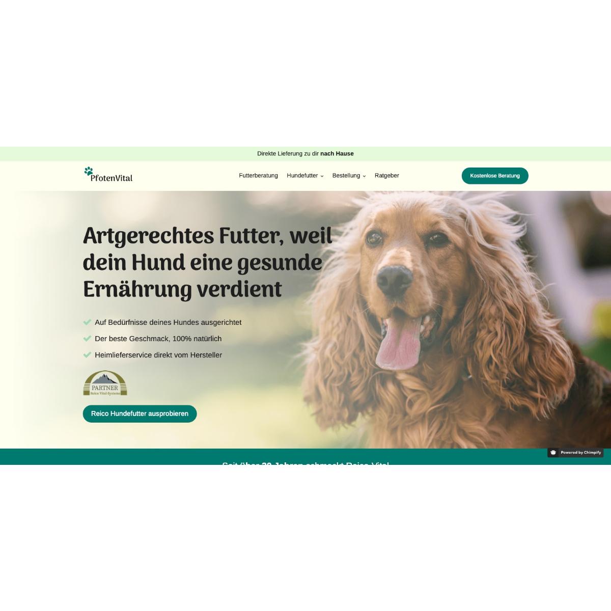 Reico Hundefutter Partner PfotenVital.de in Amberg in der Oberpfalz - Logo