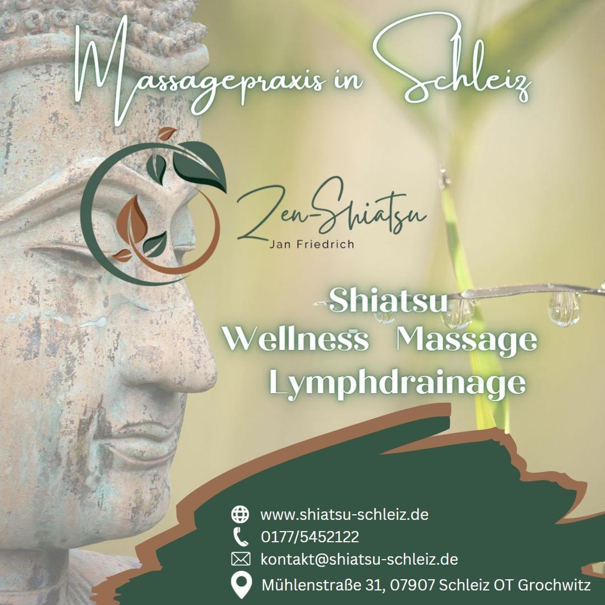 Zen-Shiatsu und Massage Jan Friedrich in Schleiz - Logo