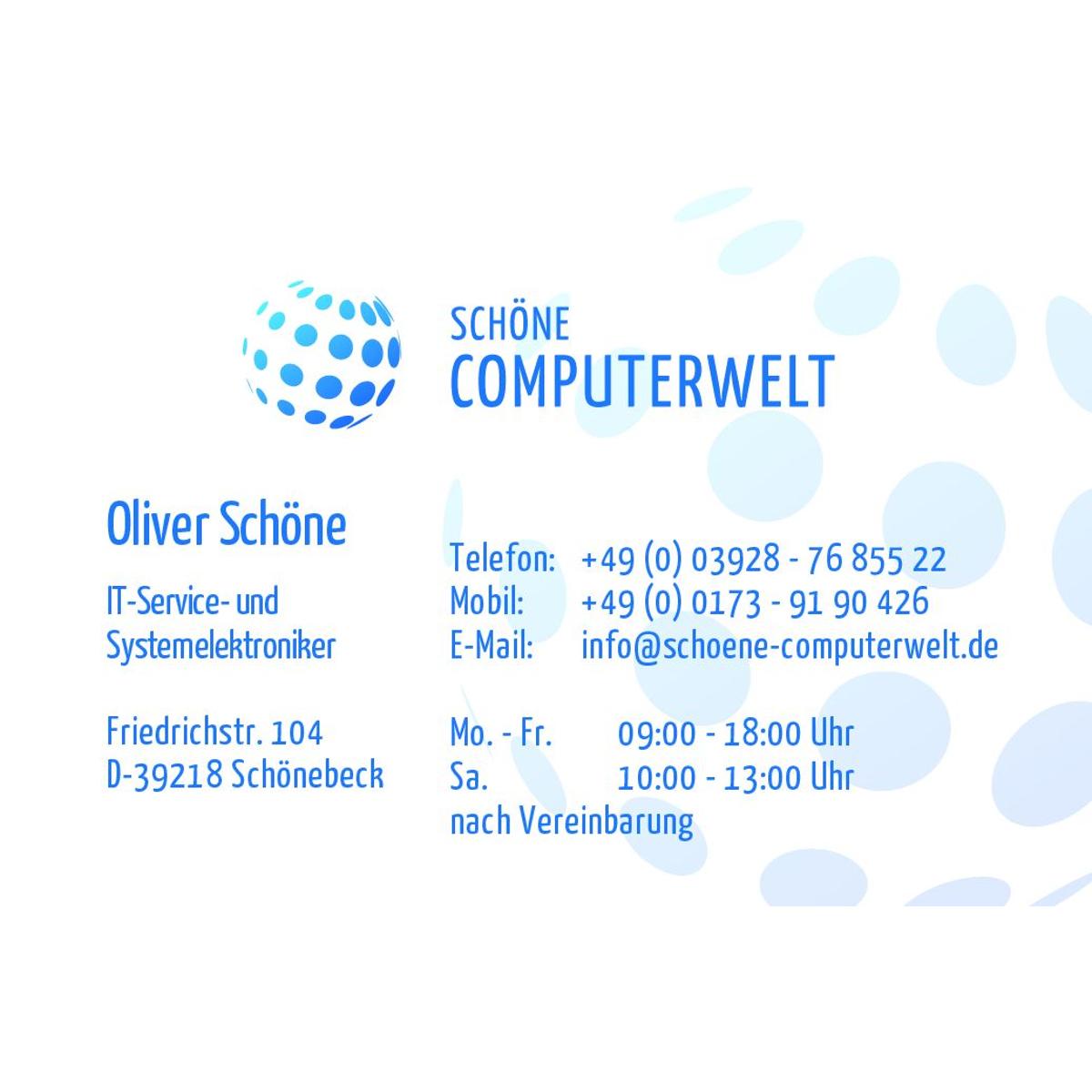 Schöne Computerwelt Inh. O. Schöne in Schönebeck an der Elbe - Logo