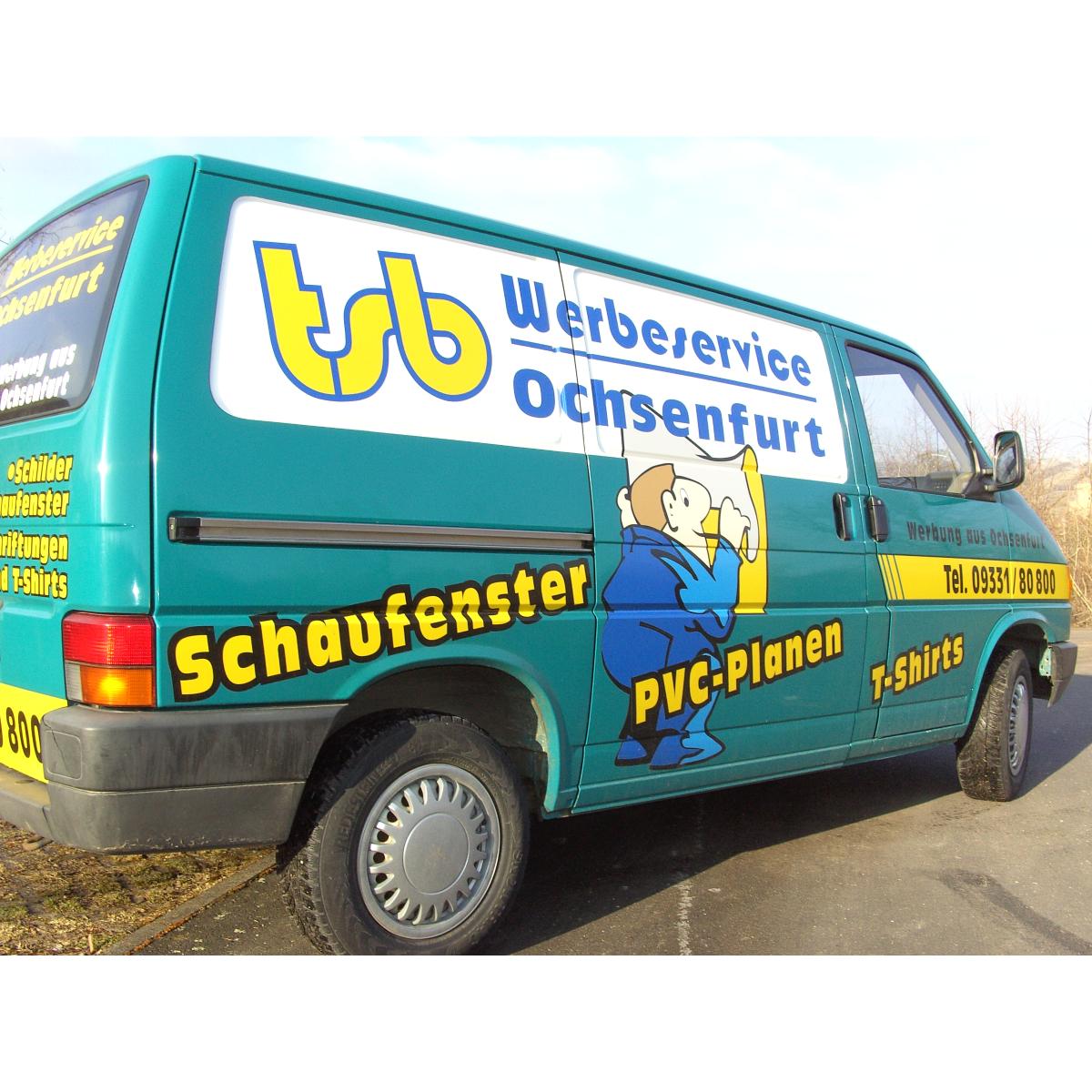 Werbeservice-tsb // Beschriftungen -- Schilder -- Digitaldrucke -- Folientexte // in Ochsenfurt - Logo