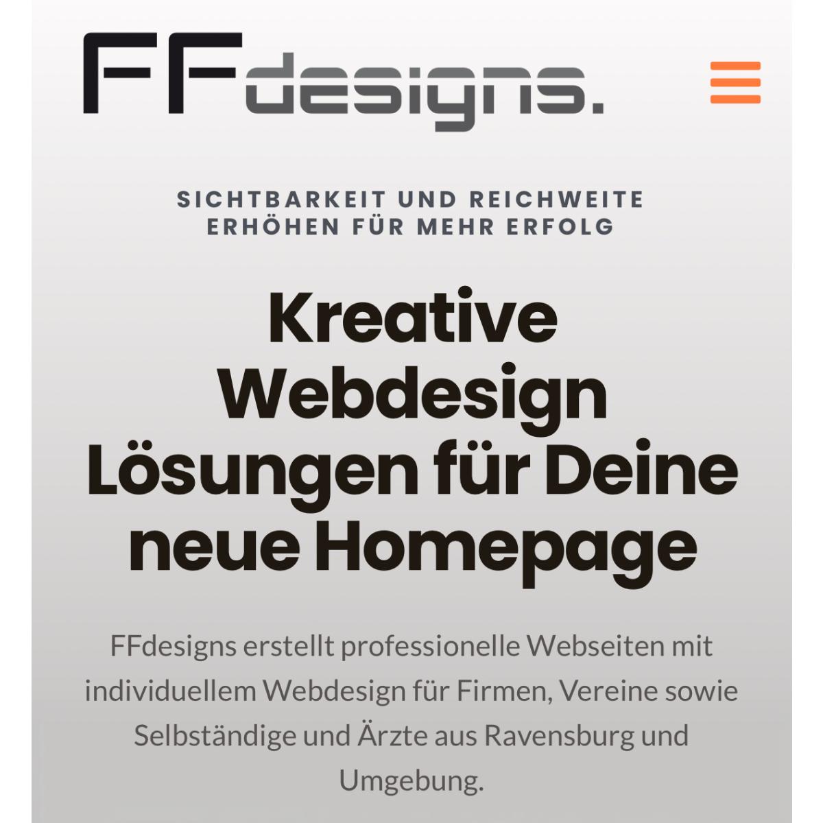 FFdesigns in Bergatreute - Logo