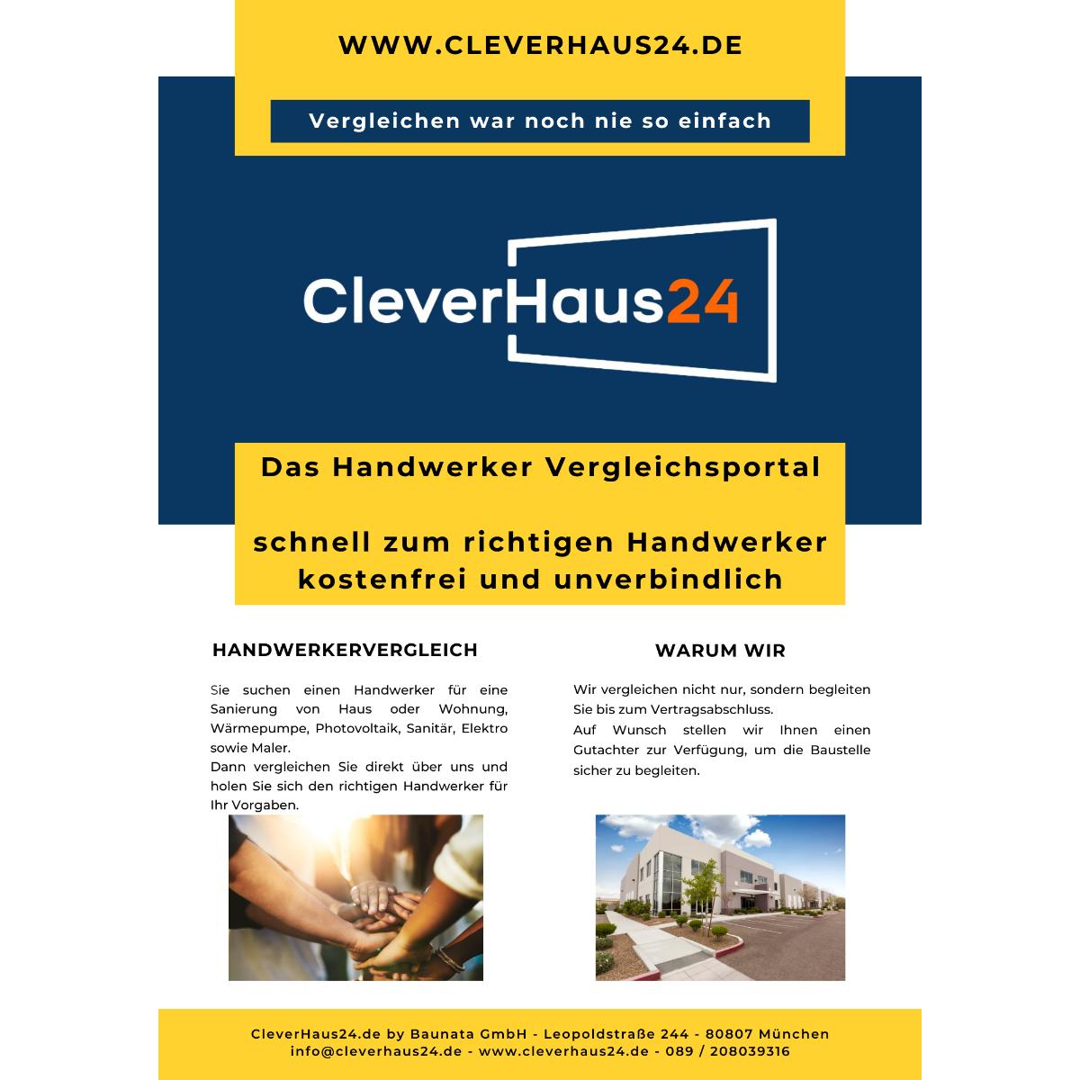 Cleverhaus24 – Ihr Partner für Renovierung und Sanierung in München - Logo