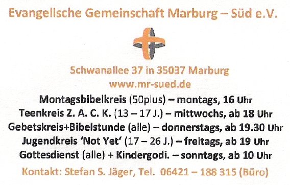 Evangelische Gemeinschaft Marburg - Süd e.V. in Marburg - Logo