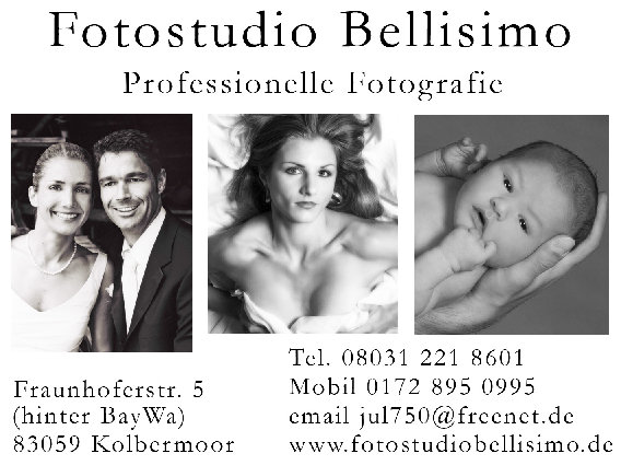 Fotostudio Bellisimo in Kolbermoor - Logo