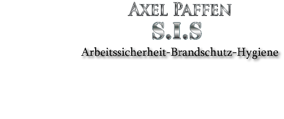 SIS-Arbeitssicherheit & Brandschutz Axel Paffen in Eschweiler im Rheinland - Logo