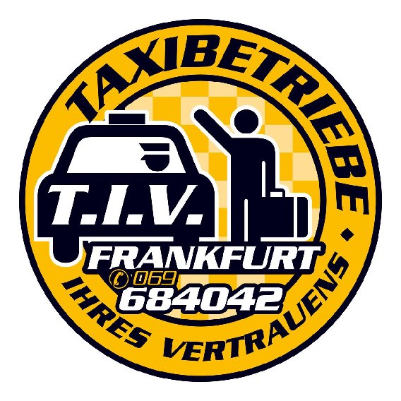 68 40 42 Ihr Taxiruf T.I.V.- Frankfurt in Frankfurt am Main - Logo