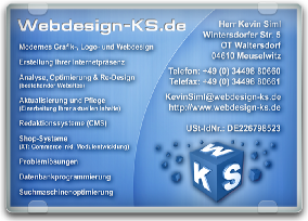 Webdesign-KS.de in Waltersdorf Stadt Meuselwitz - Logo