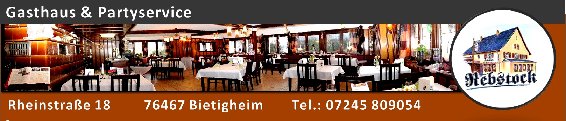 Gasthaus Rebstock Bietigheim in Bietigheim in Baden - Logo