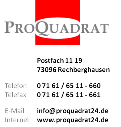 Proquadrat e.K. in Rechberghausen - Logo