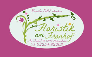 Floristik am Fronhof in Heimerzheim Gemeinde Swisttal - Logo