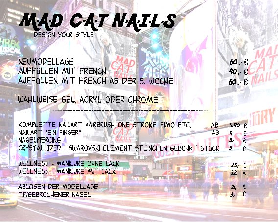 MAD CAT NAILS in Rednitzhembach - Logo