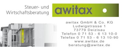 awicontax GmbH & Co. KG in Deizisau - Logo