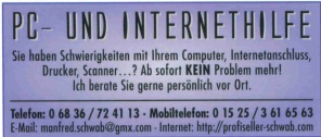 PC- und Internethilfe M.Schwab in Überherrn - Logo