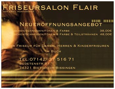 Friseursalon Flair in Bietigheim Bissingen - Logo