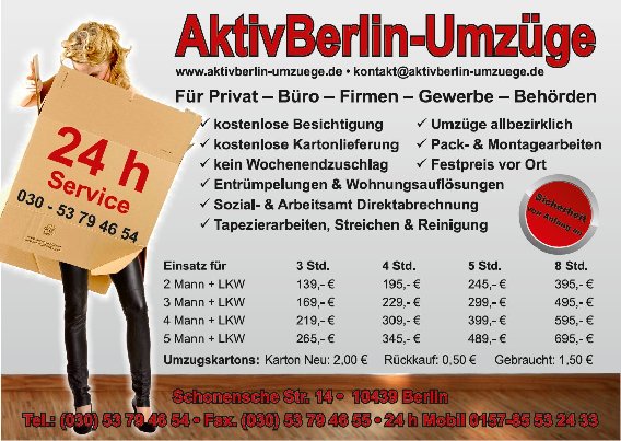 AktivBerlin - Umzüge in Berlin - Logo