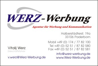 W&A Werbetechnik in Paderborn - Logo