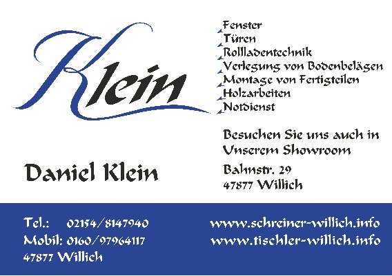 Klein in Willich - Logo