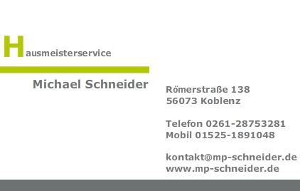 Hausmeisterservice Michael Schneider in Koblenz am Rhein - Logo