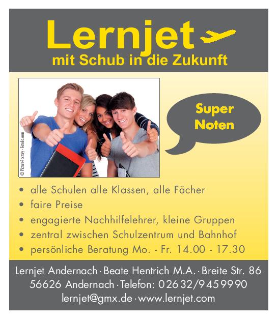 Lernjet in Andernach - Logo