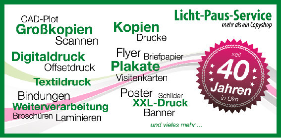 Copyshop Licht-Paus-Service in Ulm an der Donau - Logo