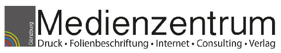 Medienzentrum Günzburg - Digital-, Großformat-, und Textildruck aus Günzburg in Denzingen Stadt Günzburg - Logo