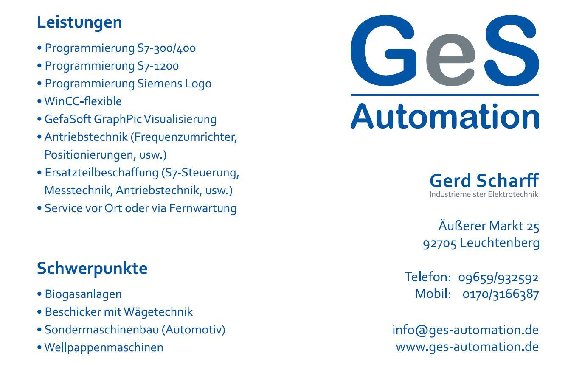 GeS-Automation in Leuchtenberg - Logo