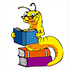 Der Bücherwurm in Darmstadt - Logo