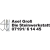 Axel Groß - Die Steinwerkstatt in Backnang - Logo