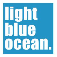 light blue ocean in Saarbrücken - Logo