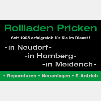 Rollladen Pricken - Reparaturen, Neuanlagen, E-Antrieb seit 1995 in Duisburg - Logo