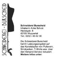 Burscheid Schneiderei in Wuppertal - Logo